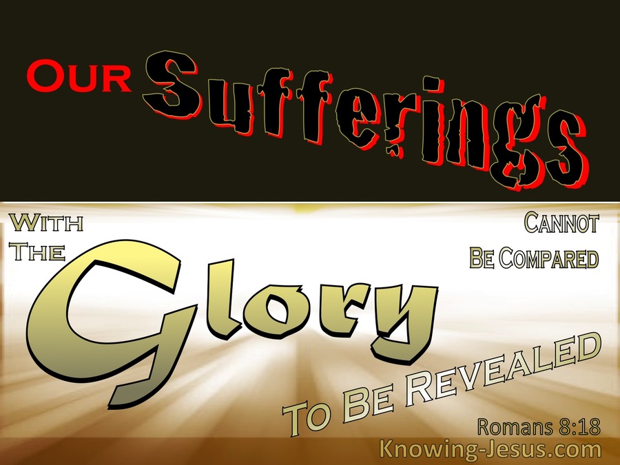 Romans 8:18 Our Suffering And The Glory To Come (gold)